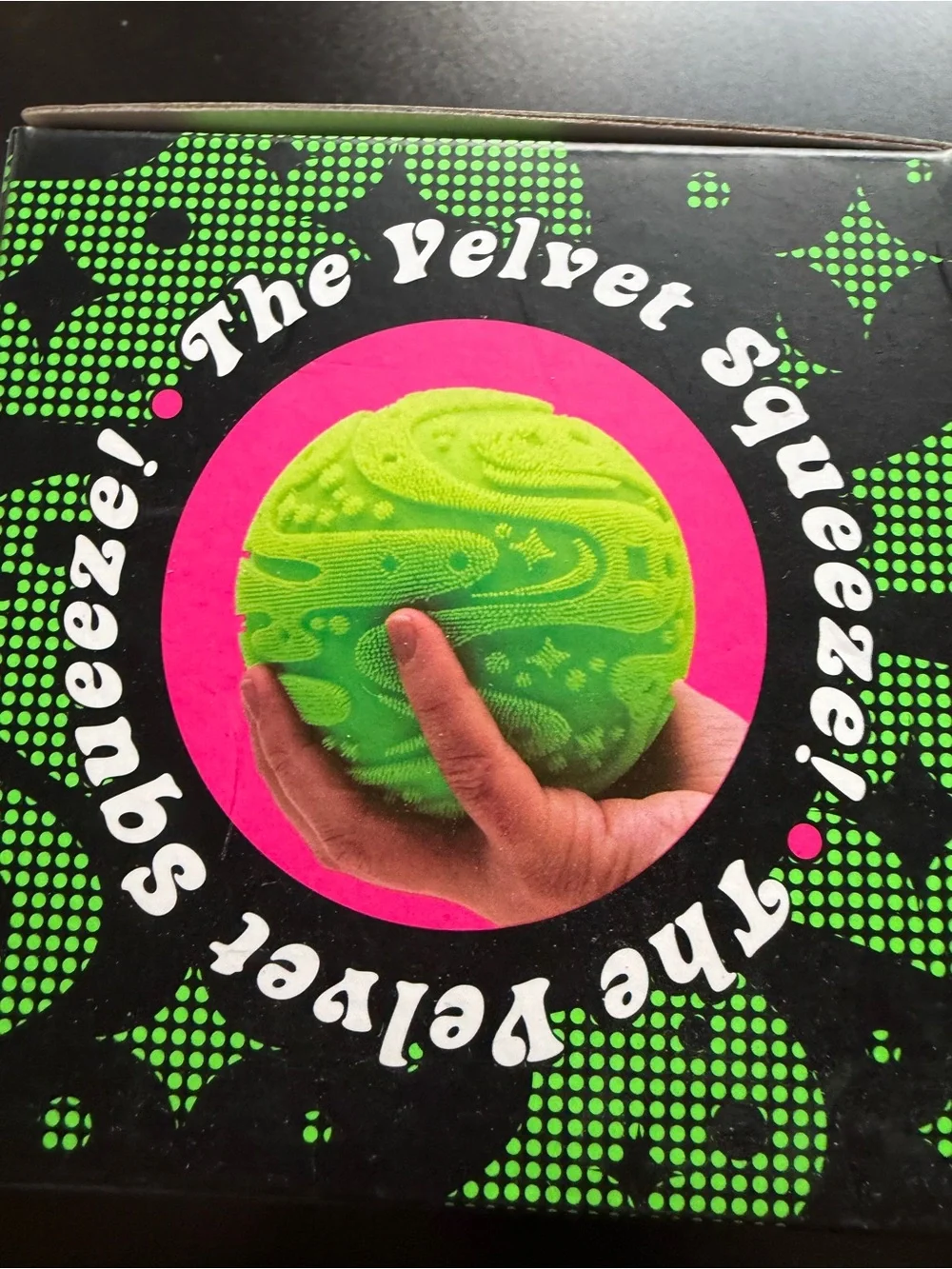 New NeeDoh Schylling Super Size Jumbo Nee Doh Fuzz Ball Green 4